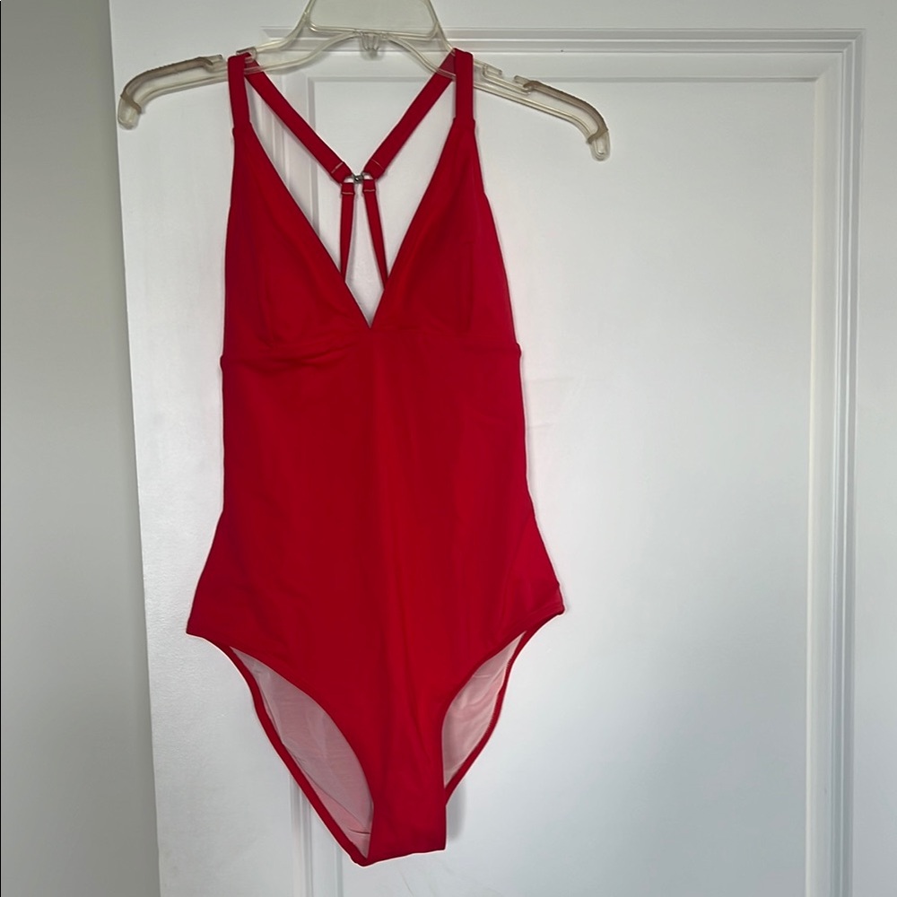 Cupshe Red Strappy Back Bodysuit One Piece